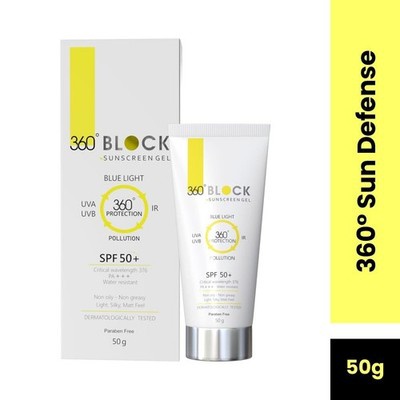 360 block Sunscreen Gel With SPF 50+