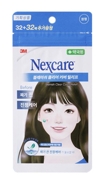 3M Nexcare Blemish Clear Cover Relief Acne Patch