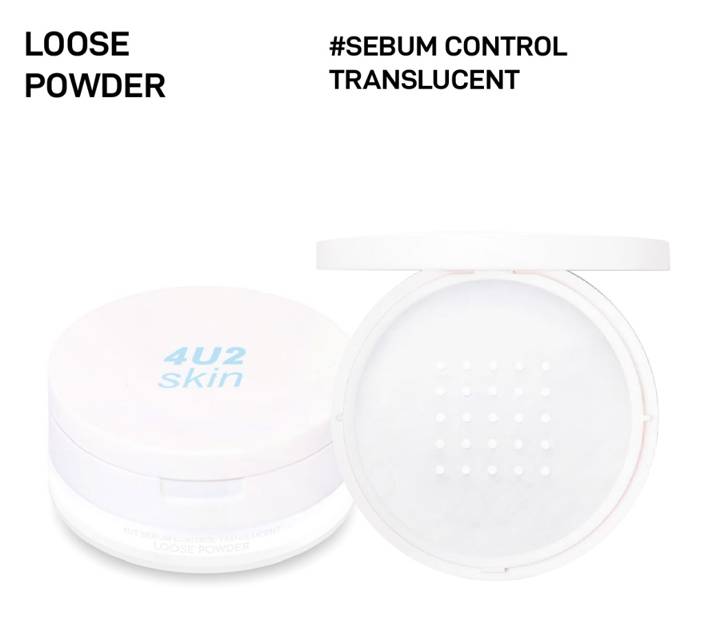 4u2skin 4u2 Sebum Control Translucent Loose Powder