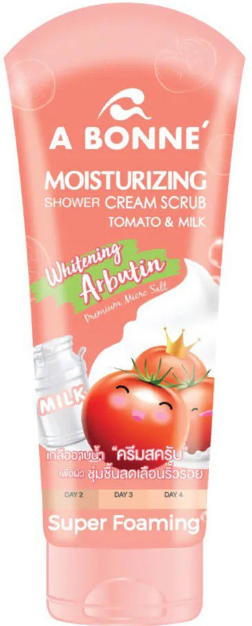 A BONNÉ Moisturizing Shower Cream Scrap Tomato And Milk