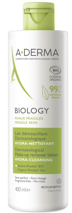 A-Derma Biology Hydra-Cleansing Dermatological Make-Up Remover Lotion