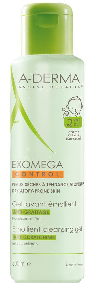A-Derma Exomega Control 2 in 1 Emollient Cleansing Gel