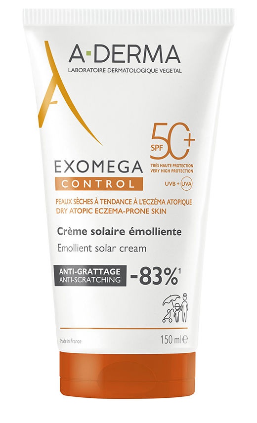 A-Derma Exomega Control Crème Solaire SPF50+