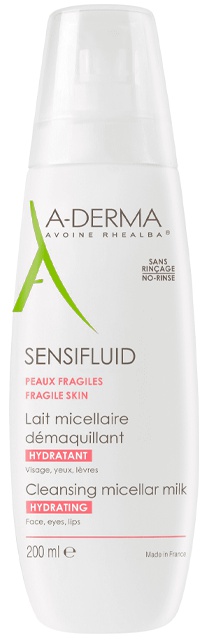 A-Derma Sensifluid Cleansing Micellar Milk