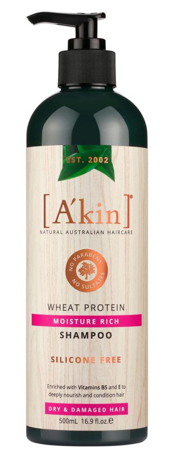A'KIN Moisture Rich Wheat Protein Shampoo