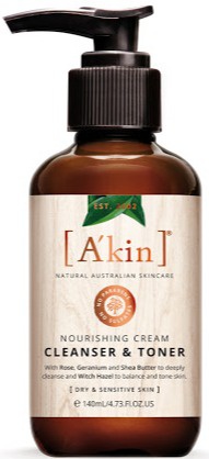 A'KIN Nourishing Cream Cleanser & Toner