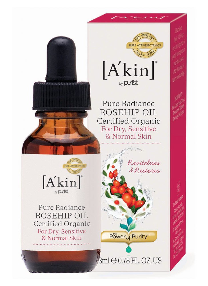 A'KIN Pure Radiance Certified Organic Rosehip Oil