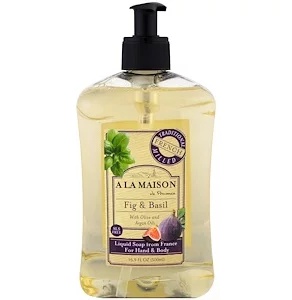 A La Maison de Provence Hands and Body Liquid Soap - Fig And Basil