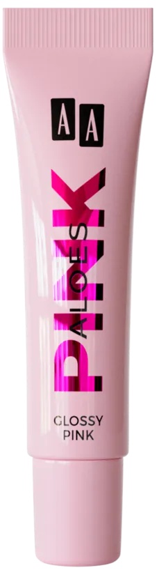 AA Aloes Pink Lip Balm Glossy Pink