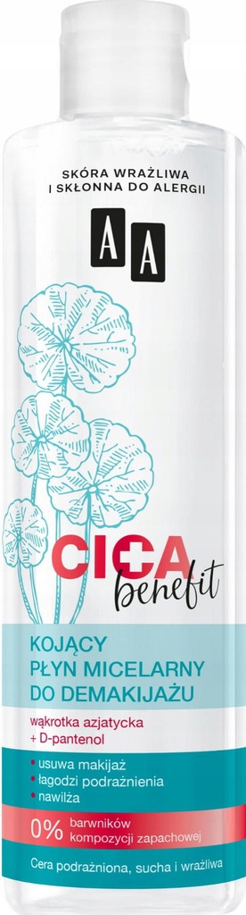 AA Cica Benefit Soothing Micellar Fluid
