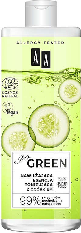 AA Go Green Moisturizing Toning Essence