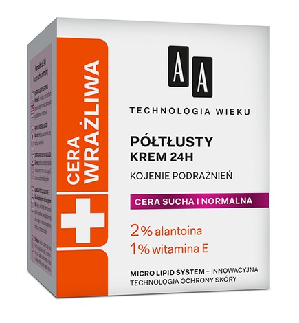 AA OCEANIC Age Technology | Semi Rich Face Cream 24H | Dry & Normal Skin