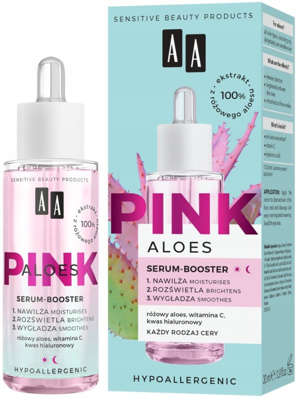 AA Pink Aloes Serum-booster