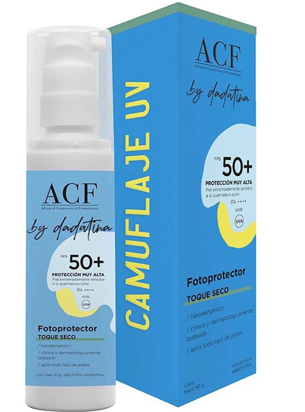 ACF by dadatina Camuflaje UV Fotoprotector Toque Seco