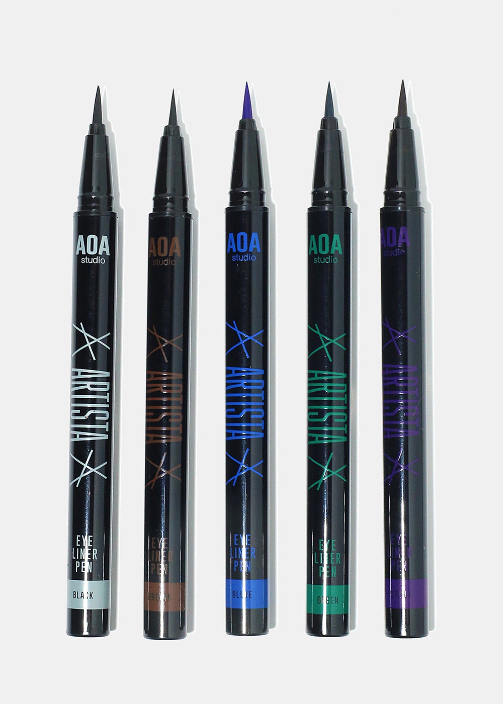 AOA Artista Fine Brush Tip Liquid Eyeliner Brown