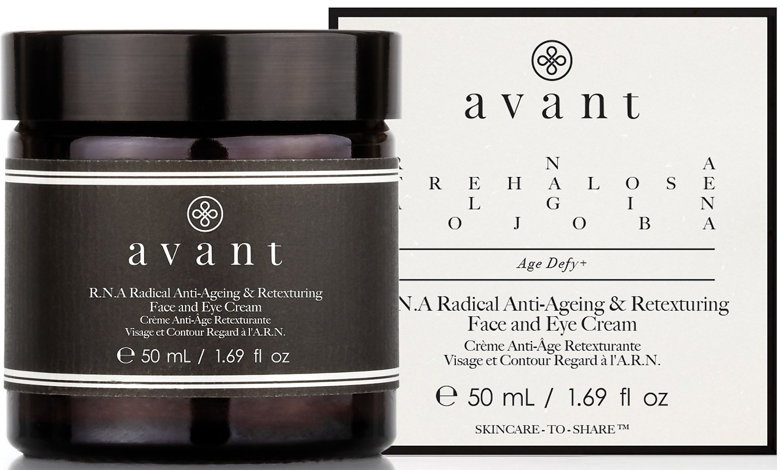 AVANT SKINCARE R.N.A. Ant-Aging Retexturing Face And Eye Cream