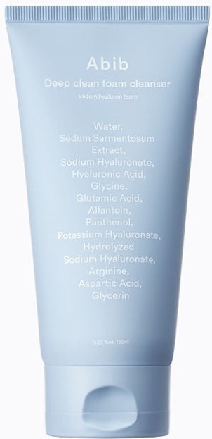 Abib Deep Clean Foam Cleanser Sedum Hyaluron Foam