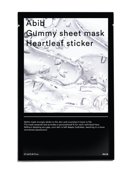 Abib Gummy Sheet Mask Heartleaf Sticker (Discontinued)