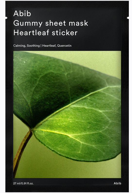 Abib Gummy Sheet Mask Heartleaf Sticker