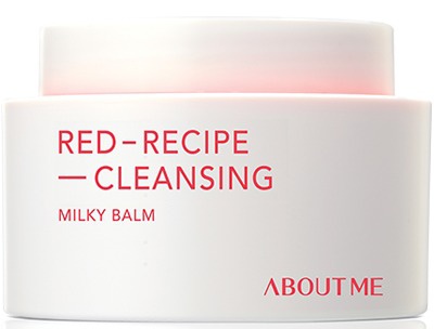 About Me Red Recipe Cleansing Milky Balm