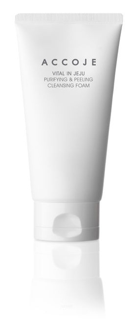 Accoje Vital In Jeju Purifying & Peeling Cleansing Foam