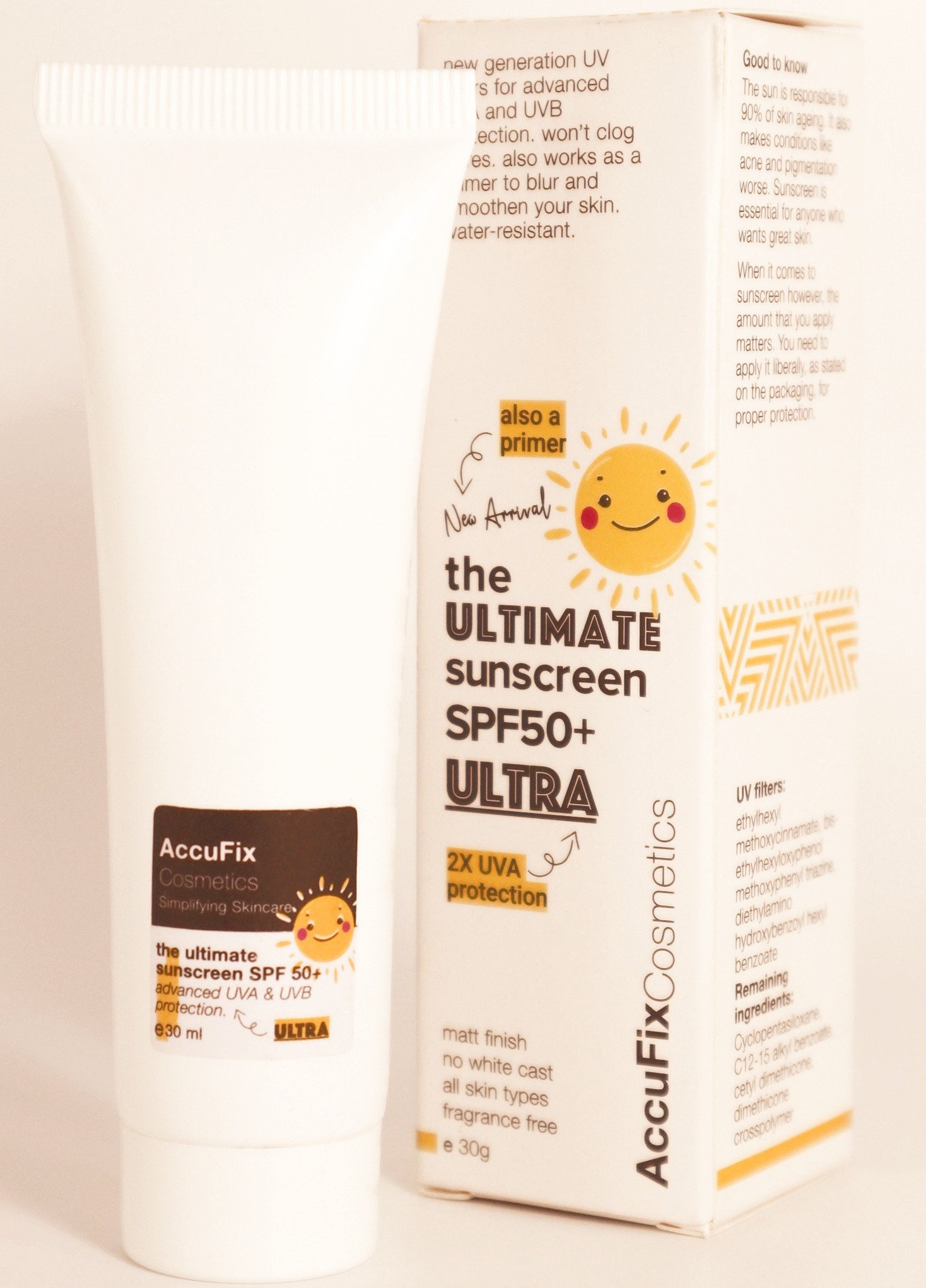 Accufix Cosmetics The Ultimate Sunscreen