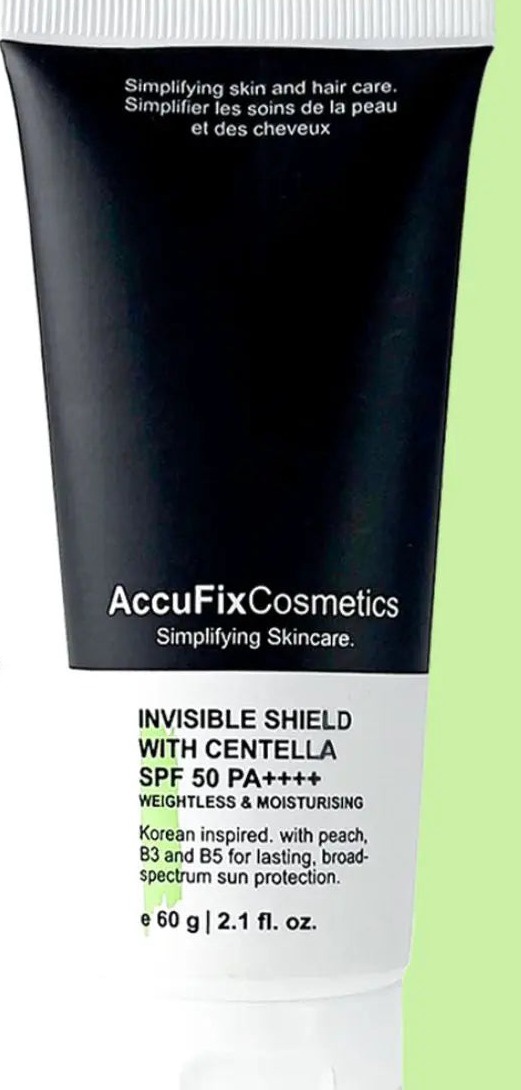 Accufix Invisible Shield With Centella SPF 50 Pa++++