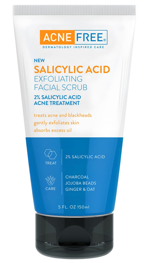 AcneFree Salicylic Acid Exfoliating Facial Scrub