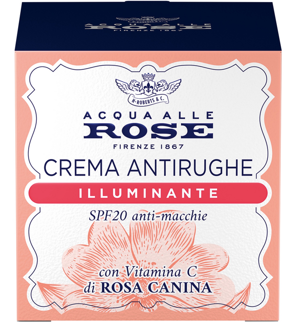 Acqua Alle Rose Crema Antirughe Illuminante SPF 20 Con Vitamina C
