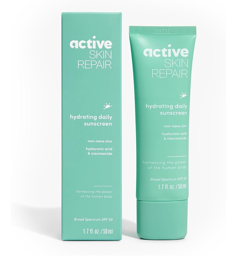 Active Skin Repair SPF 50 Hydrating Daily Sunscreen And Face Moisturizer