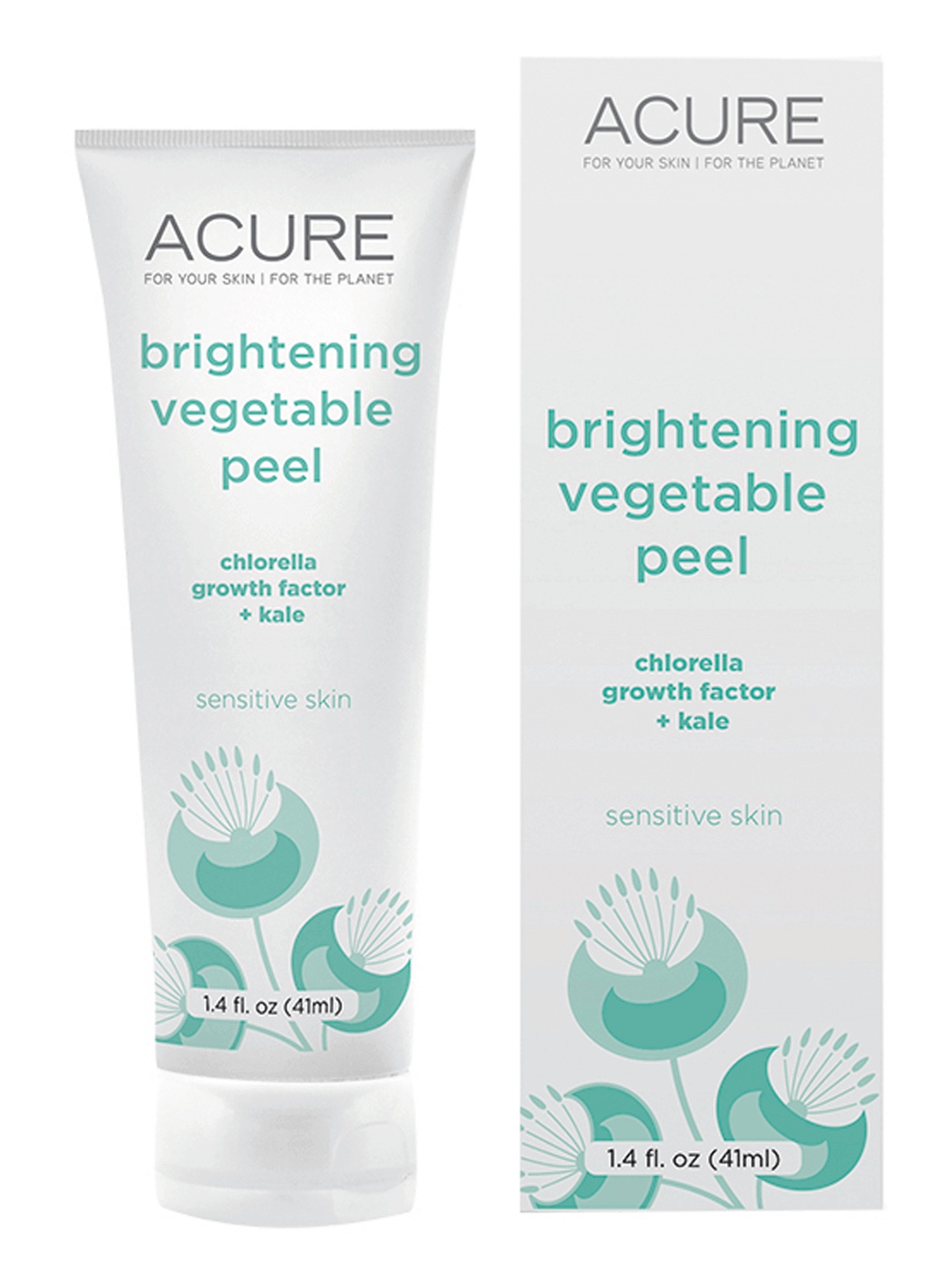 Acure Brightening Vegetable Peel (Chlorella And Kale)