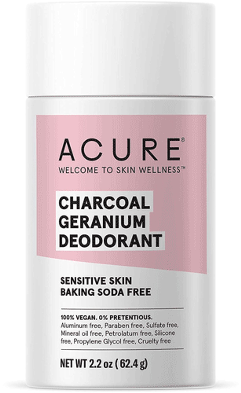 Acure Charcoal Geranium Deodorant