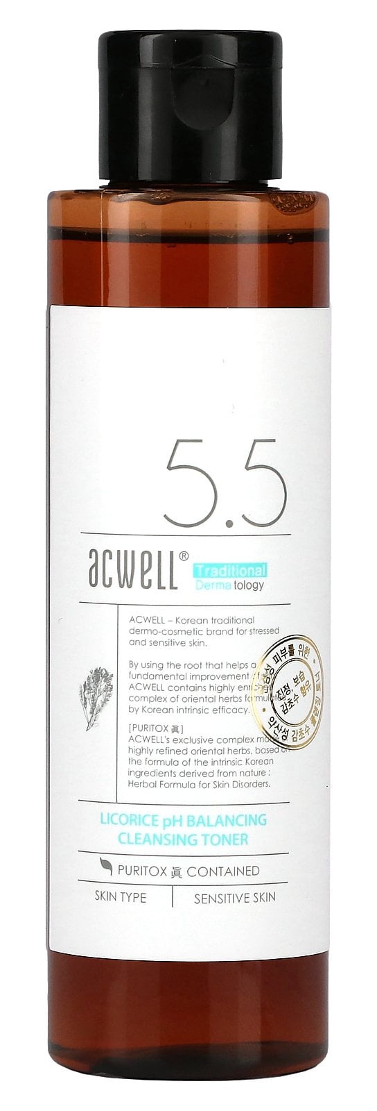 Acwell Licorice pH Balancing Korean Toner