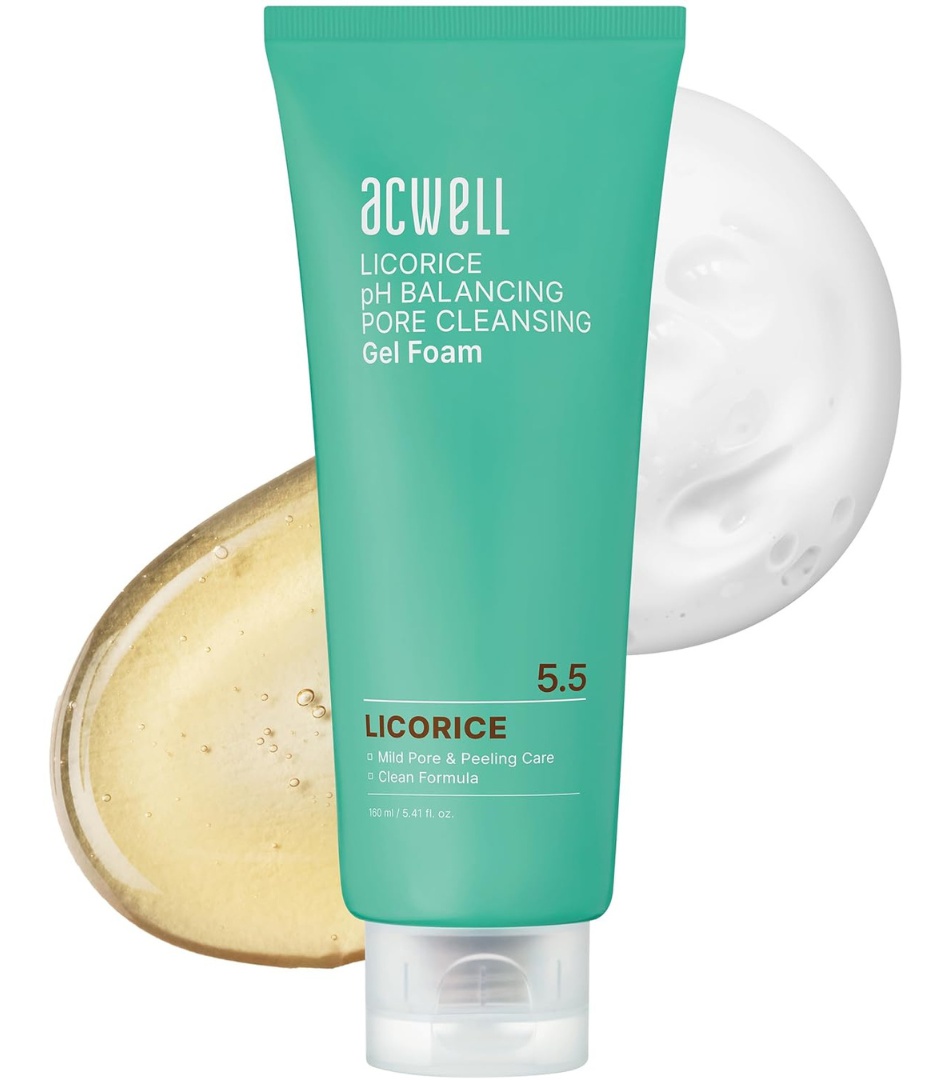 Acwell Licorice pH Balancing Pore Cleansing Gel Foam