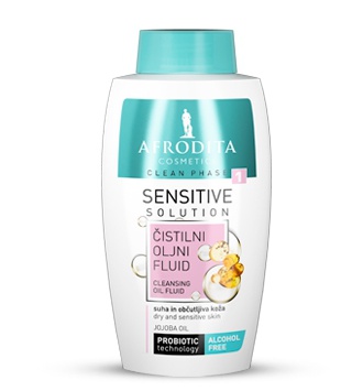 Afrodita Clean Phase 1 Uljni Fluid Za Čišćenje Lica Sensitive