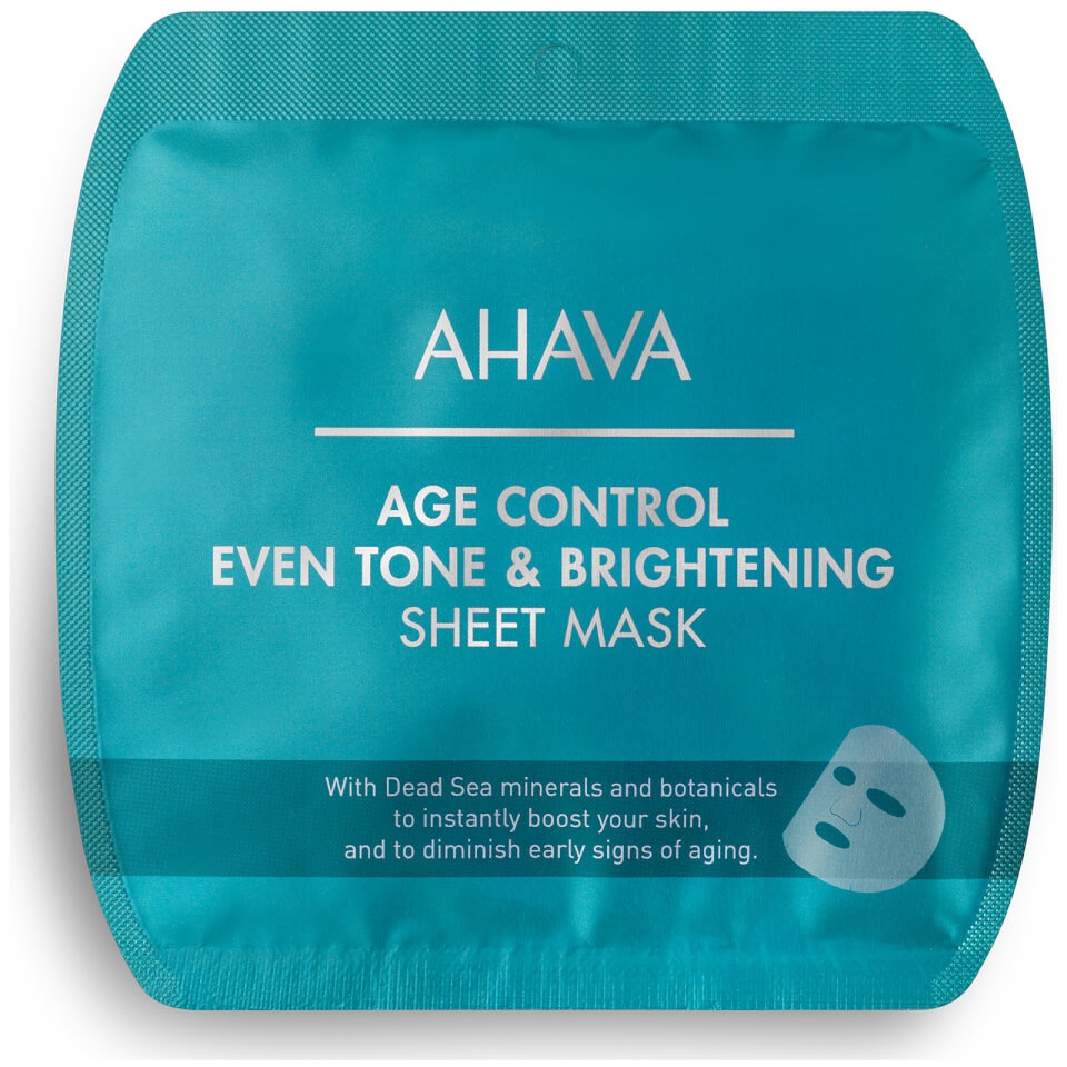 Ahava Age Control Even Tone & Brightening Sheet Mask