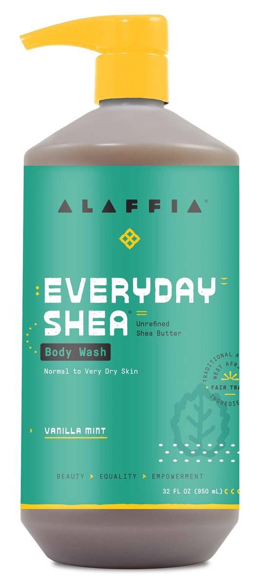 Alaffia Body Wash-Vanilla Mint