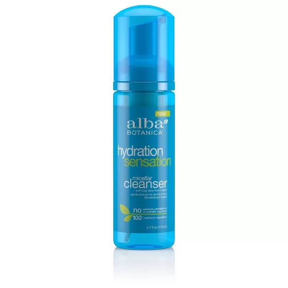 Alba Botanica Hydration Sensation Micellar Water Facial Cleanser