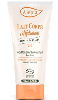 Alepia Moisturizing And Organic Body Milk With Organic Shea Butter And Meadowsweet Extract