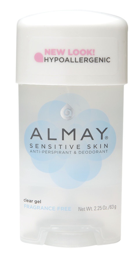 Almay Sensitive Skin Clear Gel, Anti-Perspirant & Deodorant, Fragrance Free