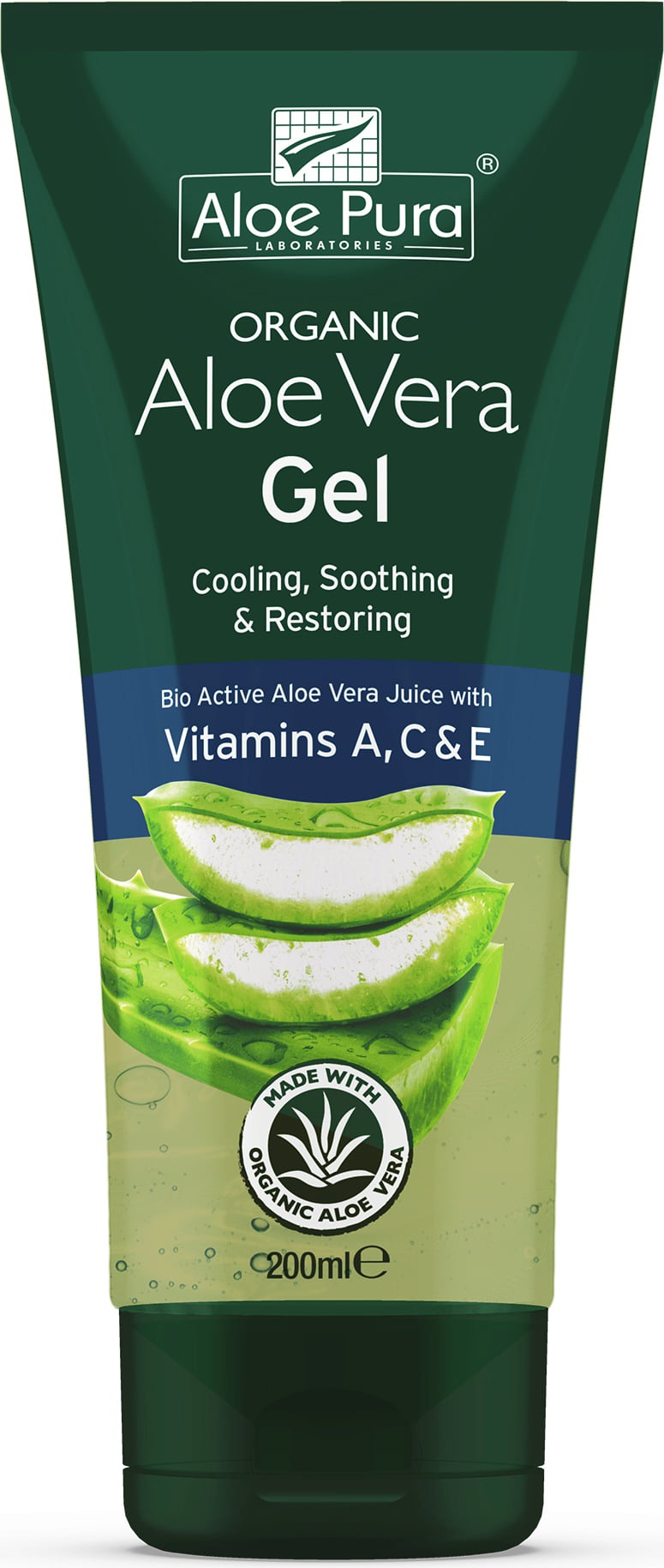 Aloe Pura Organic Aloe Vera Gel With Vitamin's A, C And E