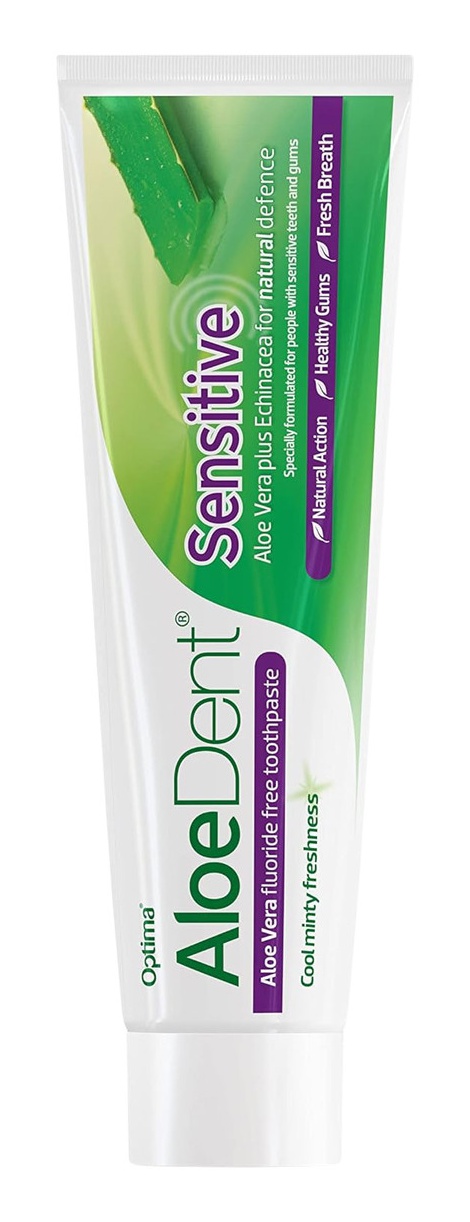 AloeDent , Sensitive Aloe Vera Toothpaste With Fluoride