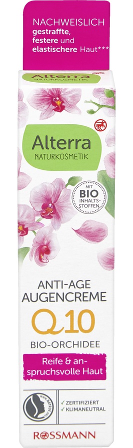 Alterra Anti-Age Augencreme Q10 Orchidee