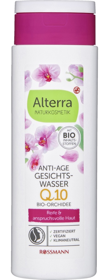 Alterra Anti-Age Gesichtswasser Q10 Bio-Orchidee