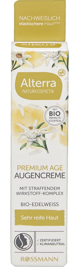 Alterra Premium Age Augencreme Bio-Edelweiss