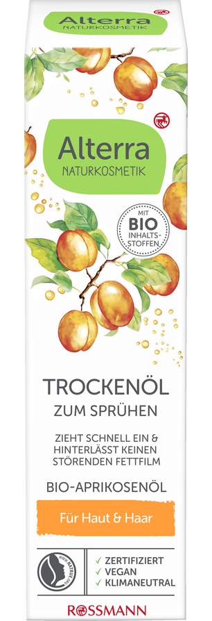 Alterra Trockenöl Bio-Aprikosenöl