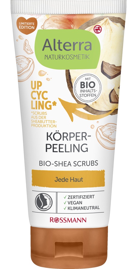 Alterra Upcycling Körperpeeling Bio-Shea Scrubs