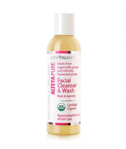 Alteya Organics Limpiador Facial Y Lavado Orgánico Rosa Y Jazmín