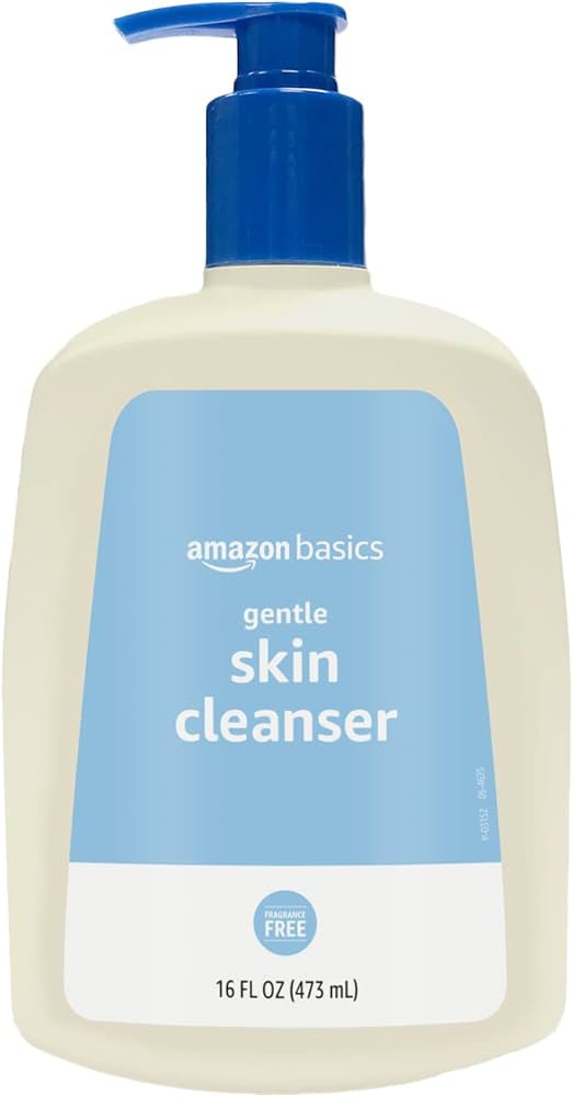 Amazon Basics Daily Facial Cleanser For Gentle Skin, Unscented