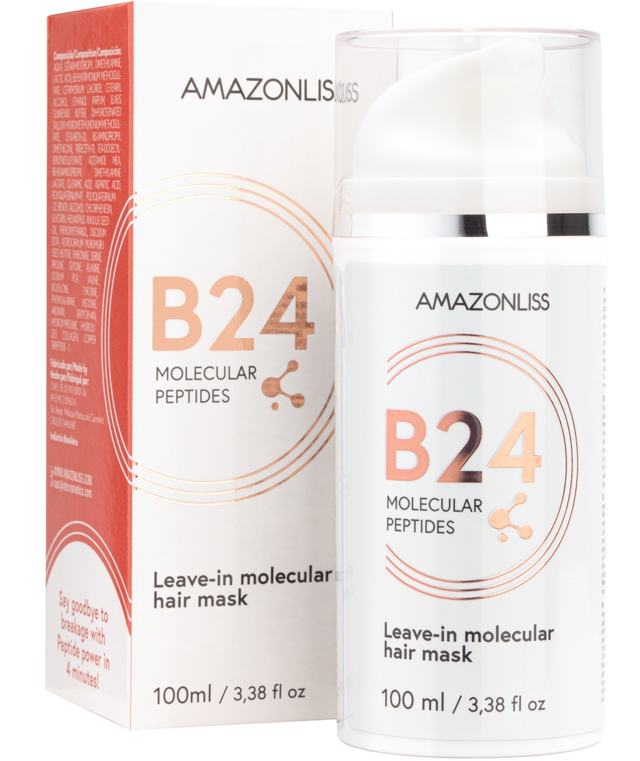 Amazonliss B24 Molecular Peptides Leave In Molecular Hair Mask